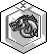 Dragon Medal sprite in Medarot 2: Stage 1.