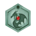 Dragon Medal 3D model in Medarot DS: Stage 1.