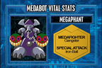 Megaphant's vital stats in the anime