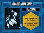 Blackmail's Vital Stats in the anime (english version)